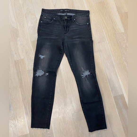 STS Emma Skinny Ankle Black Ripped Edition Size 28 - Picture 4 of 4